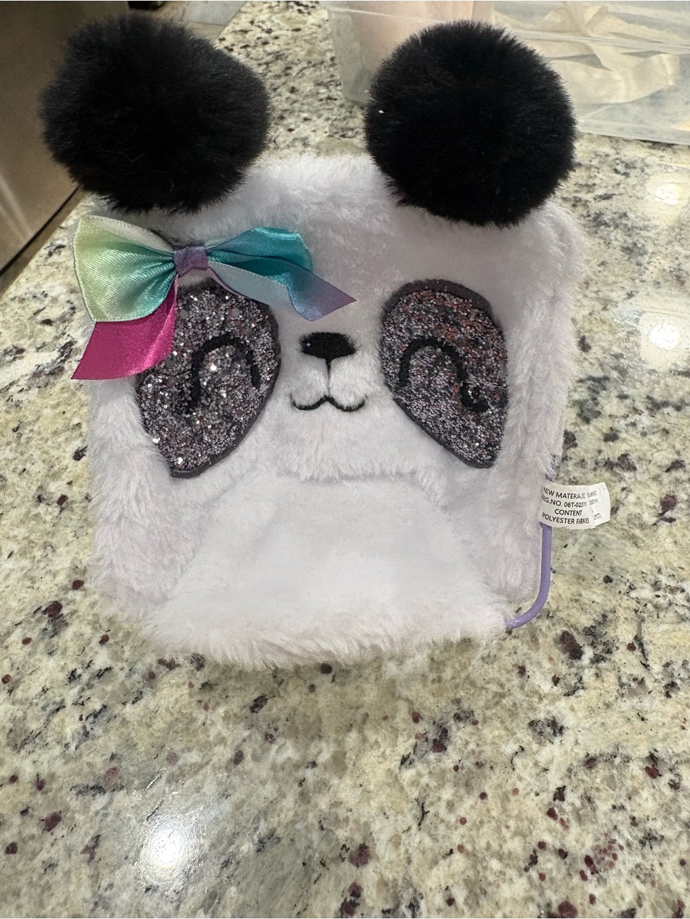 Claire’s panda chair phone holder GUC tag still attached